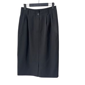 Vintage Black Pencil Skirt